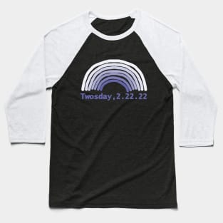 Twosday Very Peri Rainbow Color of the Year 2022 Baseball T-Shirt